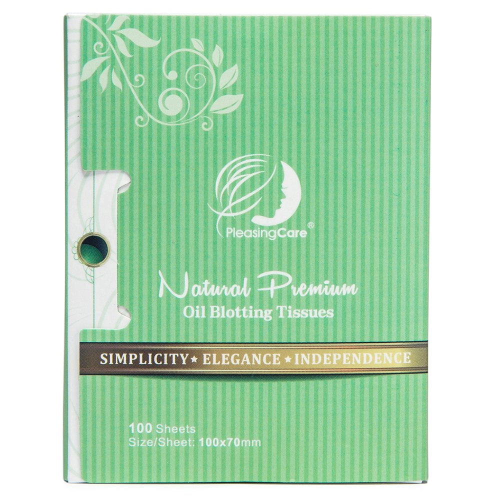 Natural Green Tea Oil Absorbing Tissues - 100 Counts, Premium Face Oil Blotting Paper - Runaway Rabbit LLC