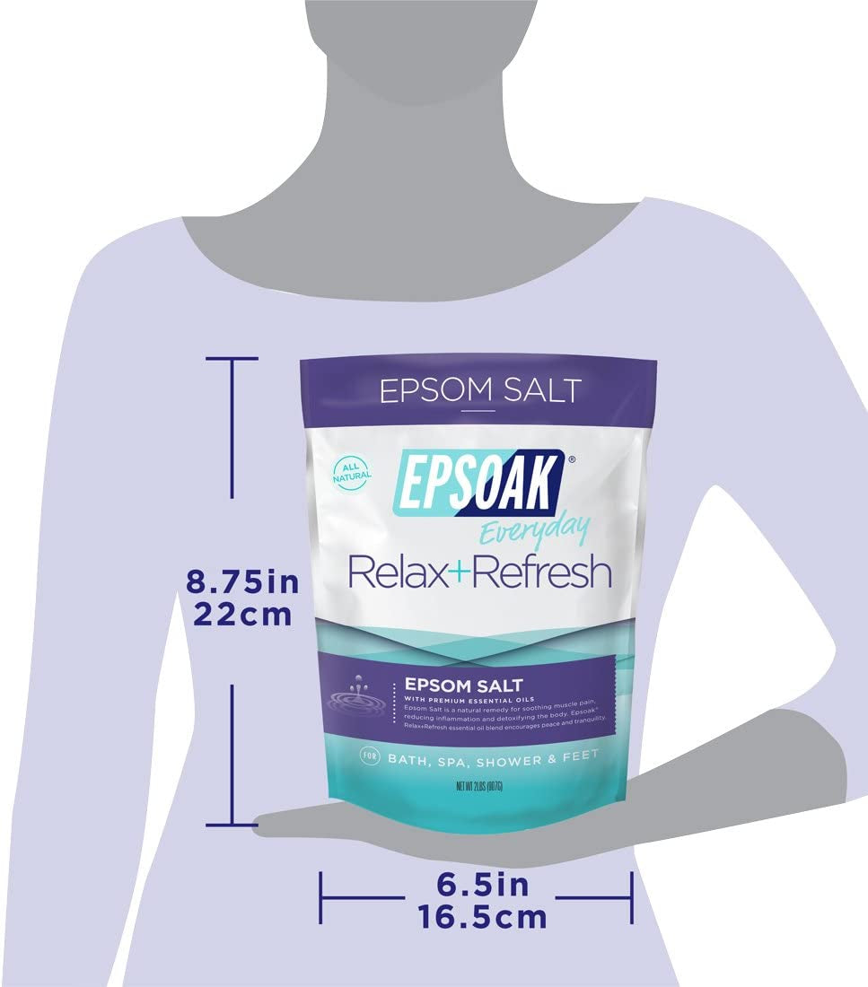 Epsoak Epsom Salt 2 Lb., Resealable Bag - Runaway Rabbit LLC