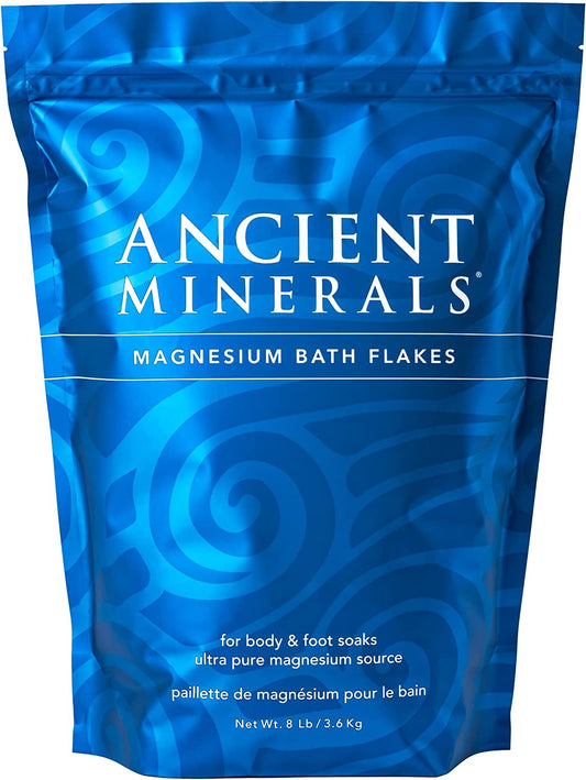 Magnesium Bath Flakes - Alternative to Epsom Salt - Soak in Natural Salts - 8 Lbs - Runaway Rabbit LLC