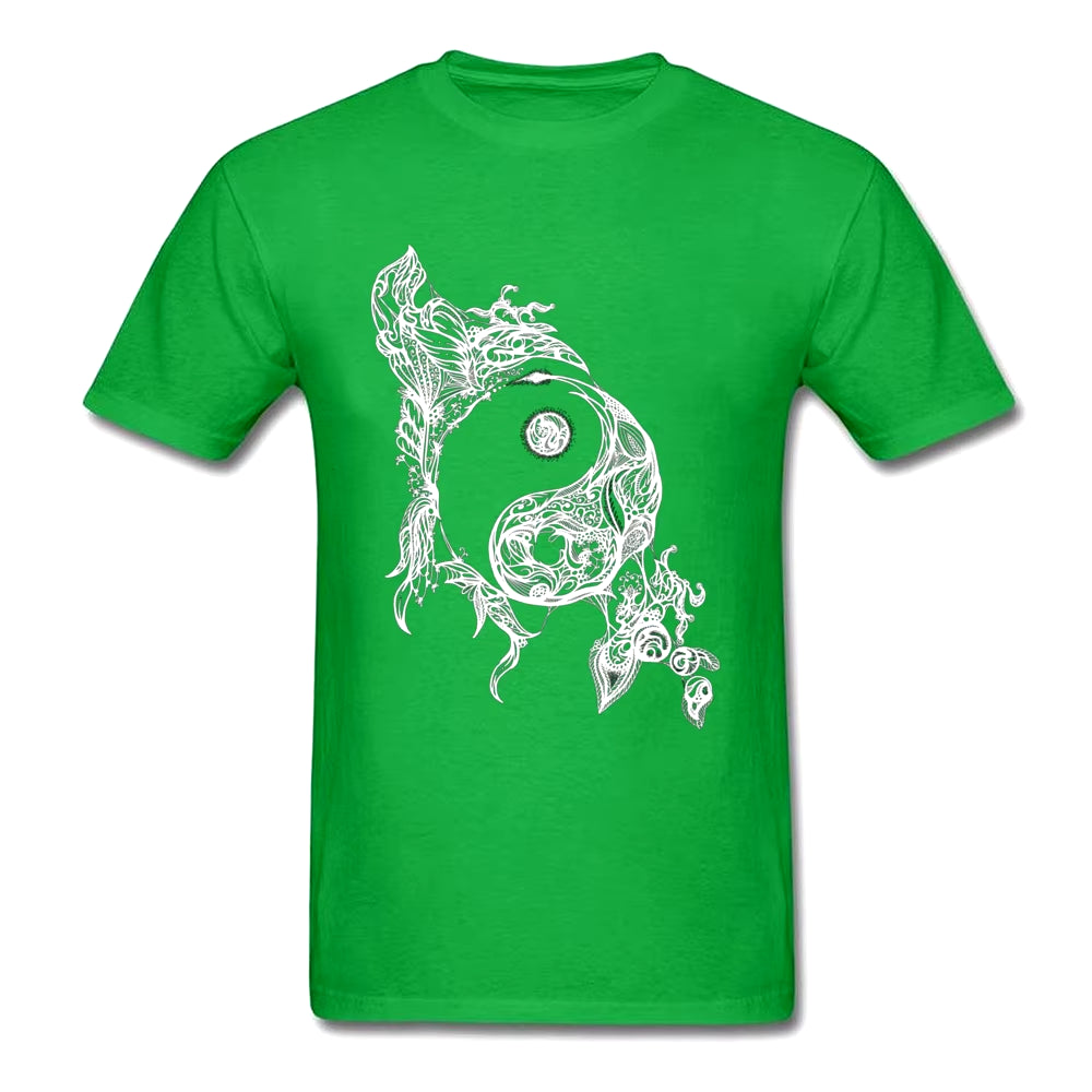 Zen Doodle T-shirt Yin Yang T Shirt - Runaway Rabbit LLC