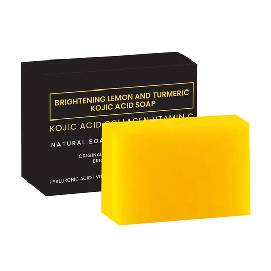 Turmeric Kojic Acid Soap - Hand Soap Replenishes Brightens and Contracts Pores Essential Oil Soap Facial Soap - Runaway Rabbit LLC