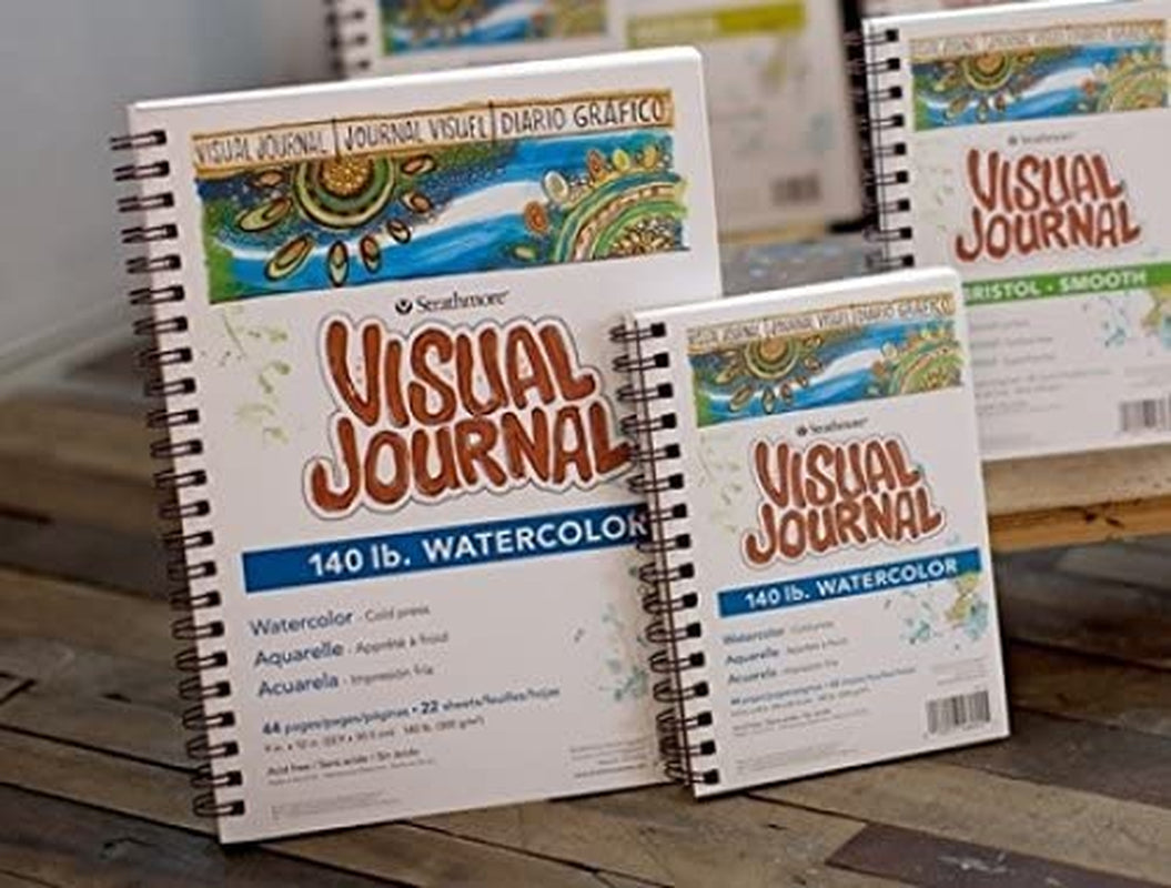 Visual Journal Watercolor 9"X12"-22 Sheets - Runaway Rabbit LLC