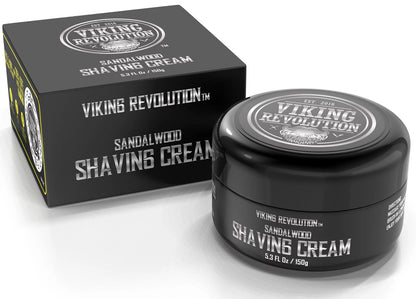 - Luxury Shaving Cream for Men - Sandalwood - Soft, Smooth & Silky - 5.3Oz - Runaway Rabbit LLC