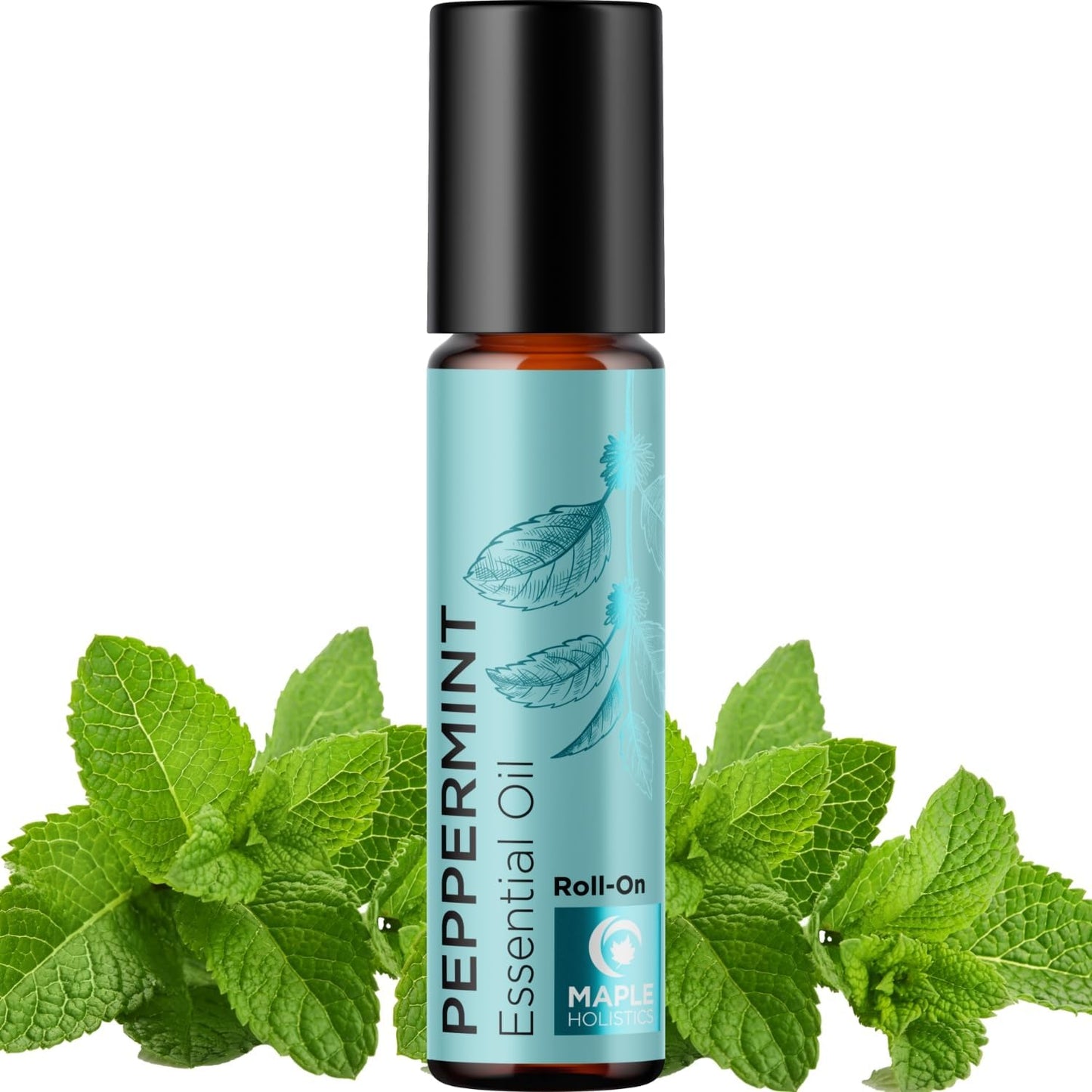 Peppermint Essential Oil Roll On for Focus and Concentration - Runaway Rabbit LLC