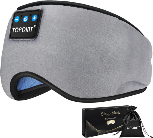 Bluetooth Sleep Eye Mask Wireless Headphones, Sleeping Eye Cover Headband - Runaway Rabbit LLC