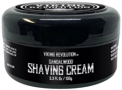 - Luxury Shaving Cream for Men - Sandalwood - Soft, Smooth & Silky - 5.3Oz - Runaway Rabbit LLC