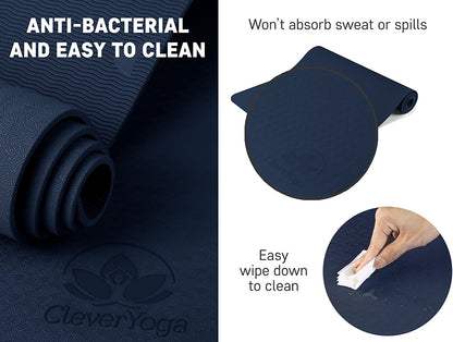 6mm Thick Yoga Mat, Non Slip, for Beginner to Advanced Yogis - Runaway Rabbit LLC