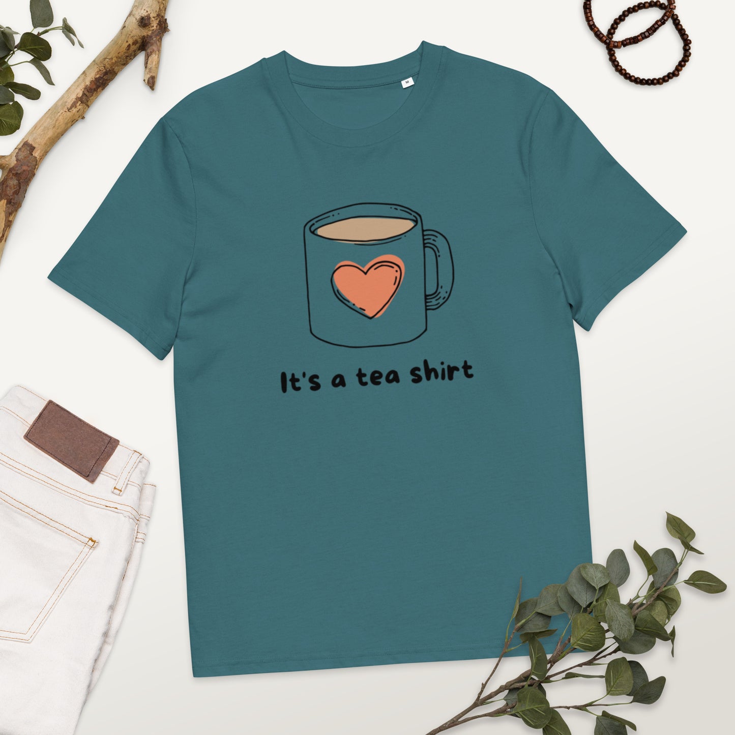 Tea Shirt, Funny Unisex organic cotton t-shirt - Runaway Rabbit LLC