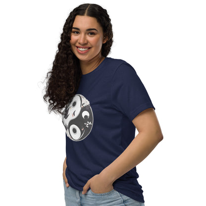 Yin and Yang flow Unisex staple eco t-shirt - Runaway Rabbit LLC